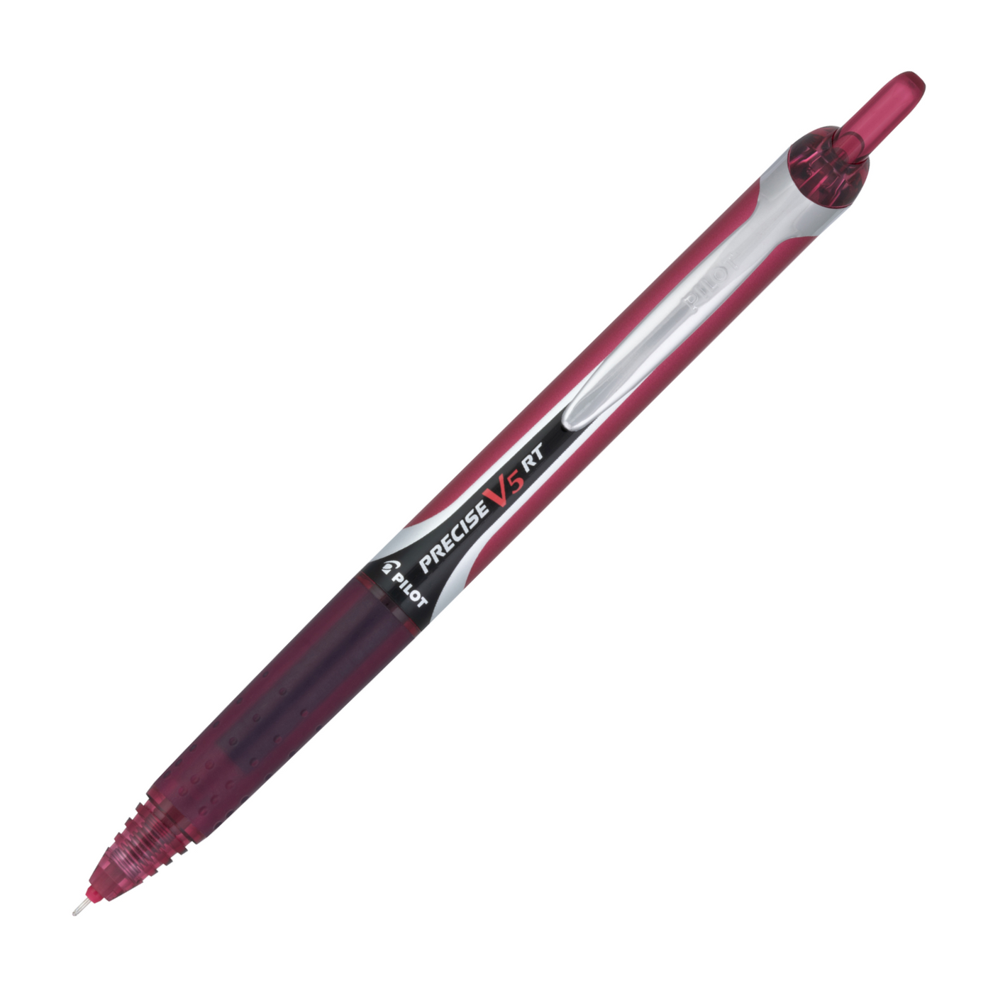 Pilot Precise V5 Retractable Rolling Ball Pen - Burgundy | Atlas Stationers.