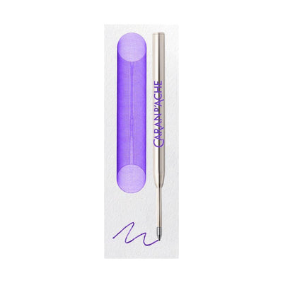 Caran d'Ache Goliath Ballpoint Refill - Violet | Atlas Stationers.