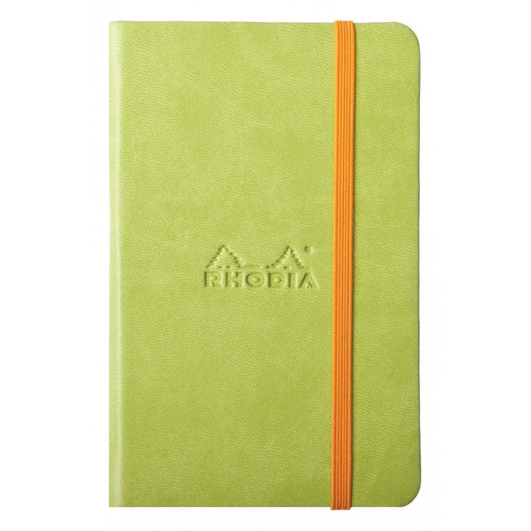 Rhodia Rhodiarama A5 Hard Cover Notebook - Ruled - Anise | Atlas Stationers.