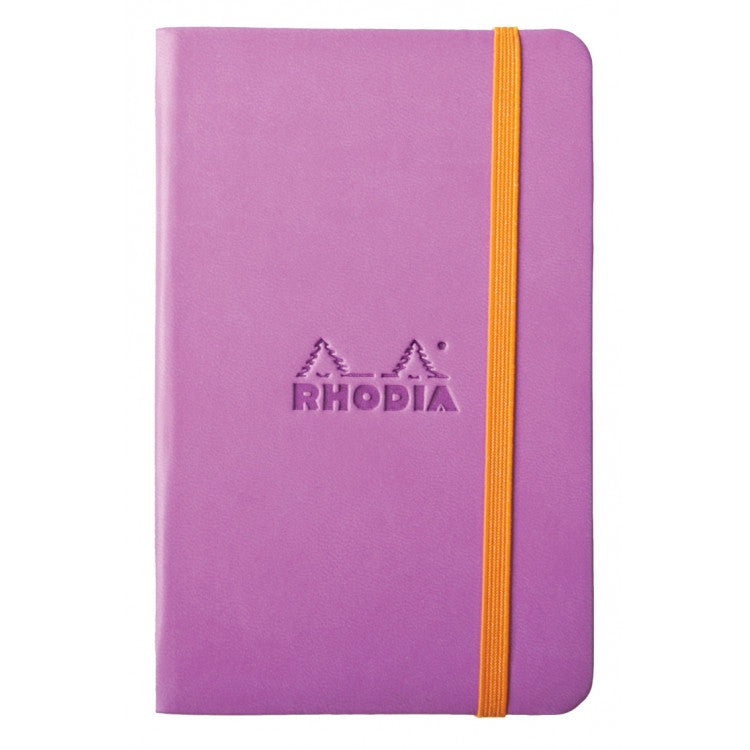 Rhodia Rhodiarama A5 Hard Cover Notebook - Ruled - Lilac | Atlas Stationers.