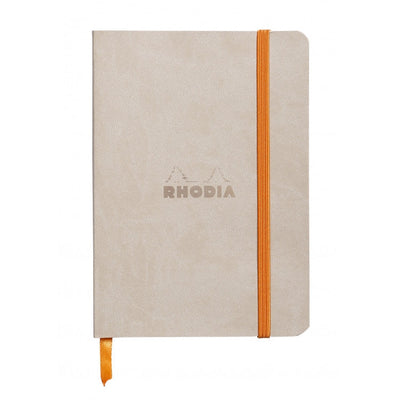 Rhodia Rhodiarama Soft Cover A5 Notebook - Dot Grid - Beige | Atlas Stationers.