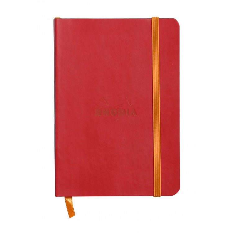 Rhodia Rhodiarama Soft Cover A5 Notebook - Dot Grid - Poppy | Atlas Stationers.