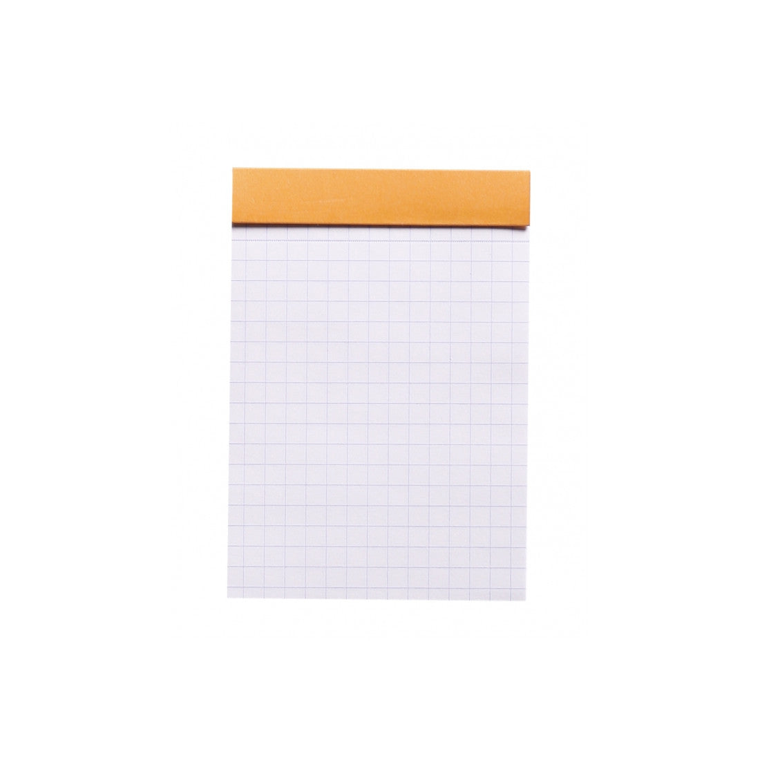 Rhodia Staplebound Notepad - Graph 80 sheets - 3 x 4 - Orange cover | Atlas Stationers.