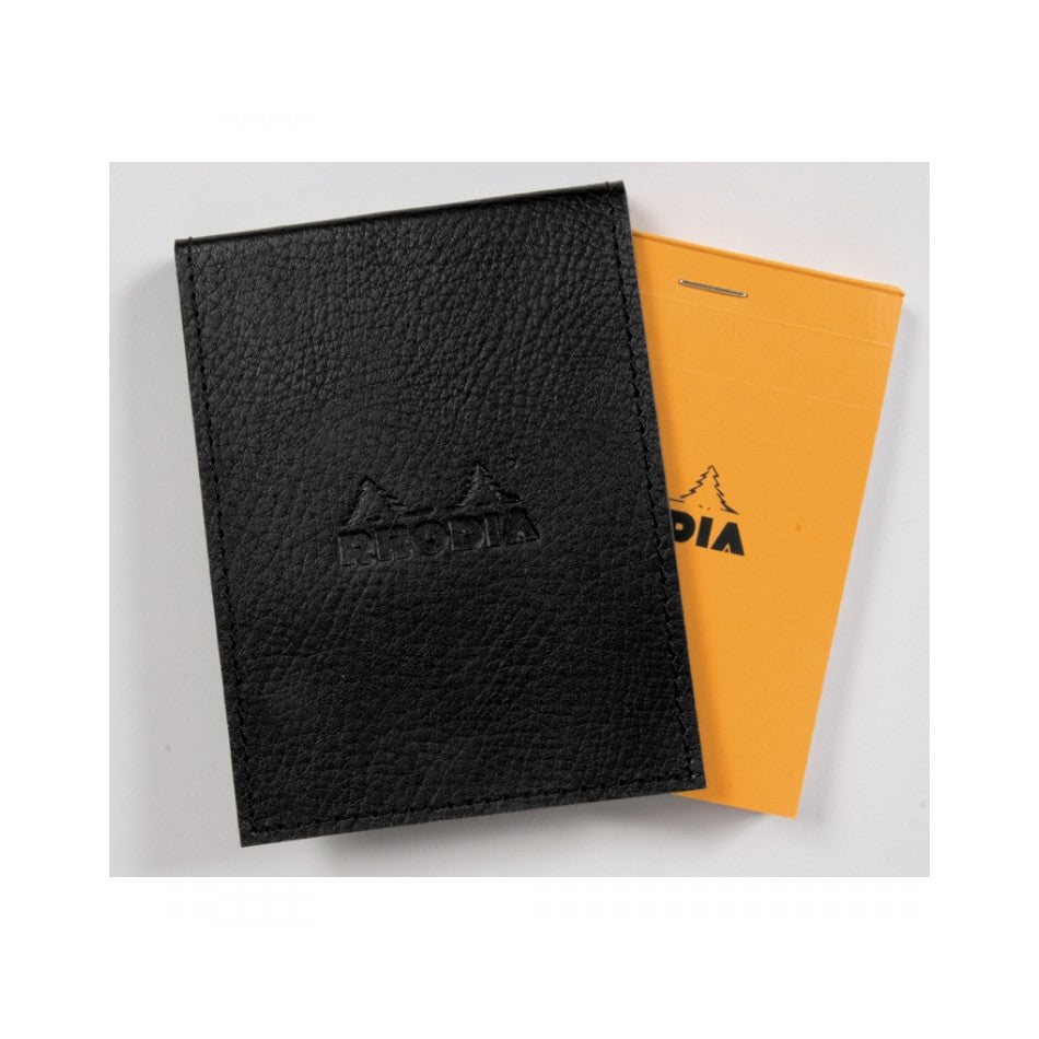 Rhodia Pad Holder with Pad 13200 - 4 1/2 x 6 1/4 - Black cover | Atlas Stationers.