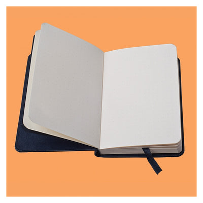 Rhodia Webnotebook Webbies - Dot grid 96 sheets - 3 1/2 x 5 1/2 - Black cover | Atlas Stationers.