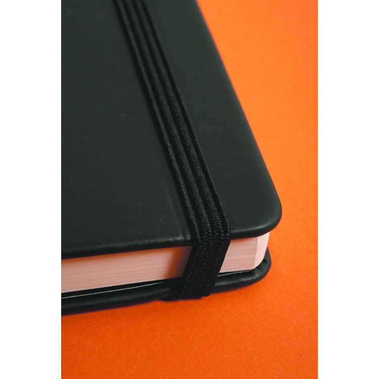 Rhodia Webnotebook Webbies - Dot grid 96 sheets - 5 1/2 x 8 1/4 - Black cover | Atlas Stationers.