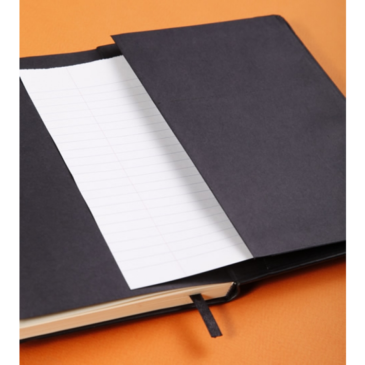 Rhodia Webnotebook Webbies - Lined 96 sheets - 5 1/2 x 8 1/4 - Black cover | Atlas Stationers.