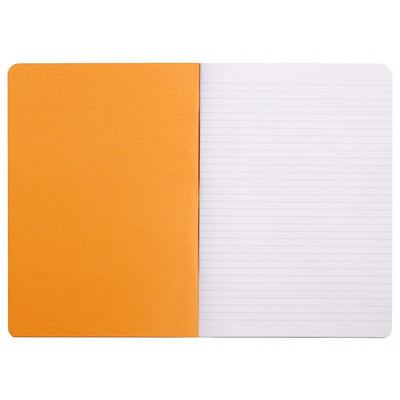 Rhodia Slim Staplebound Notebook - Lined 48 sheets - 8 1/4 x 11 3/4 - Orange cover | Atlas Stationers.