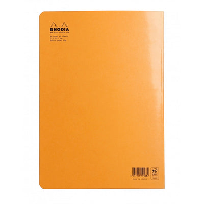 Rhodia Slim Staplebound Notebook - Lined 48 sheets - 8 1/4 x 11 3/4 - Orange cover | Atlas Stationers.