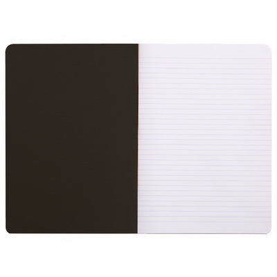 Rhodia Slim Staplebound Notebook - Lined 48 sheets - 8 1/4 x 11 3/4 - Black cover | Atlas Stationers.