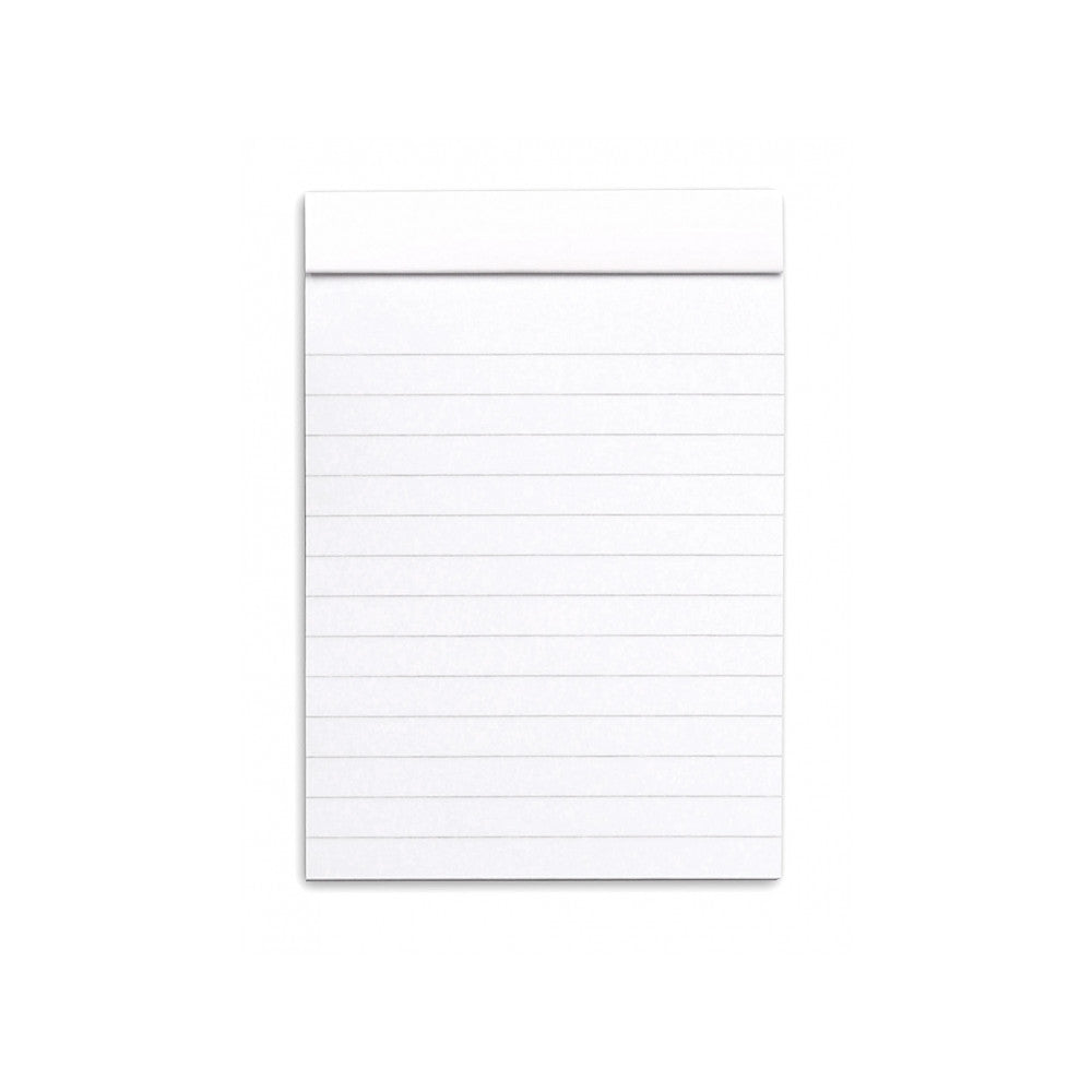 Rhodia Staplebound Notepad - Lined 80 sheets - 3 3/8 x 4 3/4 - White cover | Atlas Stationers.