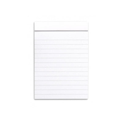 Rhodia Staplebound Notepad - Lined 80 sheets - 3 3/8 x 4 3/4 - White cover | Atlas Stationers.