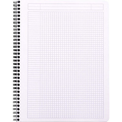 Rhodia Wirebound Notebook - Graph 80 sheets - 9 x 11 3/4 - Orange cover | Atlas Stationers.