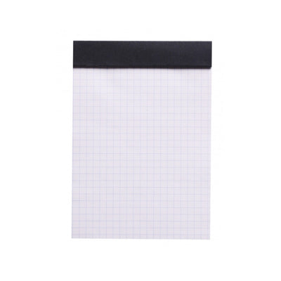 Rhodia Staplebound Notepad - Graph 80 sheets - 4 x 6 - Black cover | Atlas Stationers.