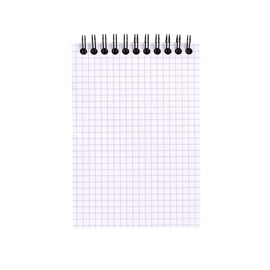 Rhodia Wirebound Notepad - Graph 80 sheets - 4 x 6 - Black cover | Atlas Stationers.