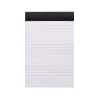 Rhodia Staplebound Notepad - Lined 80 sheets - 4 3/8 x 6 3/8 - Black cover | Atlas Stationers.