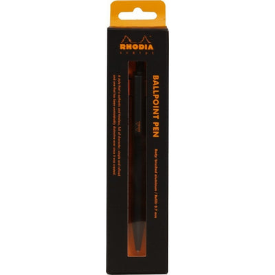 Rhodia Ballpoint Pen - 5" long - Black | Atlas Stationers.