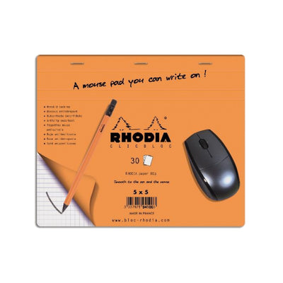 Rhodia Mouse Pad - Graph 30 sheets - 7 1/2 x 9 | Atlas Stationers.