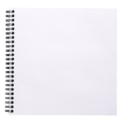 Rhodia Reverse Book - Dot 80 sheets - 8 1/4 x 8 1/4 - Black cover | Atlas Stationers.