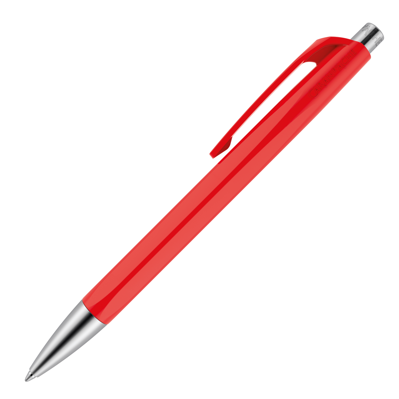 Caran d'Ache 888 Infinite Ballpoint Pen - Scarlet | Atlas Stationers.