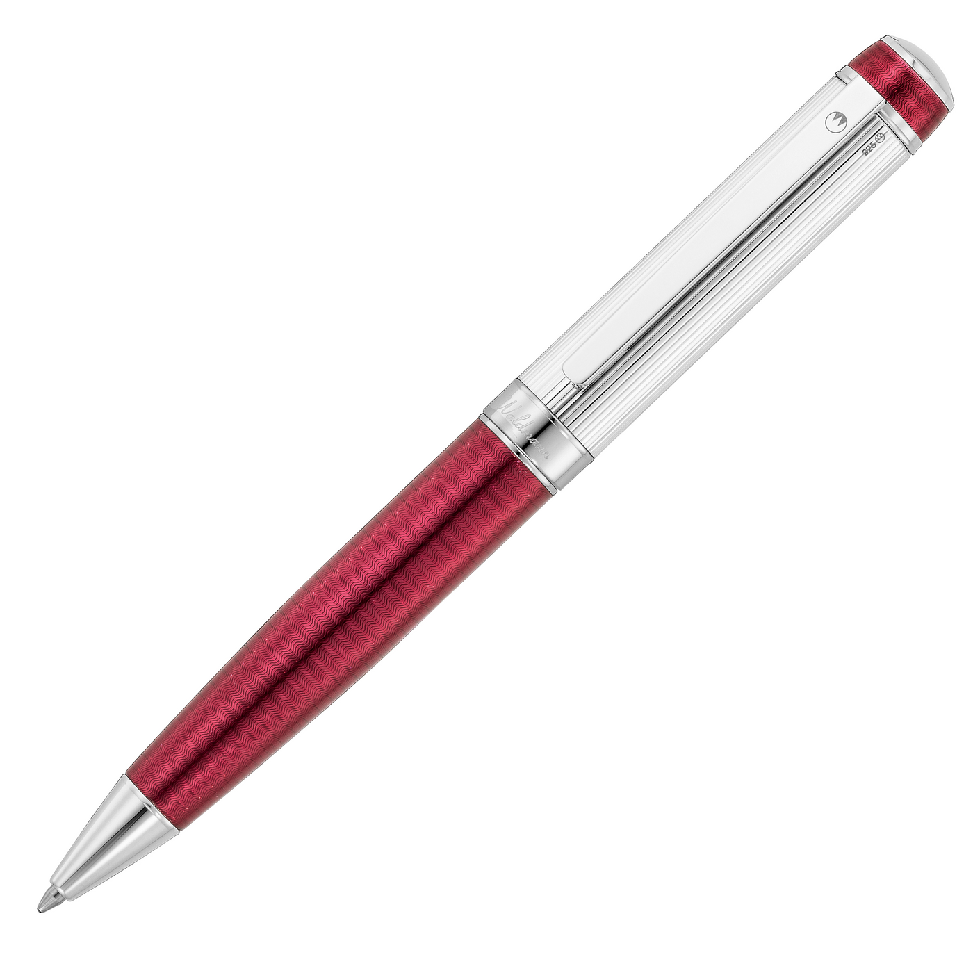 Waldmann Grandeur Ballpoint Pen - Burgundy | Atlas Stationers.