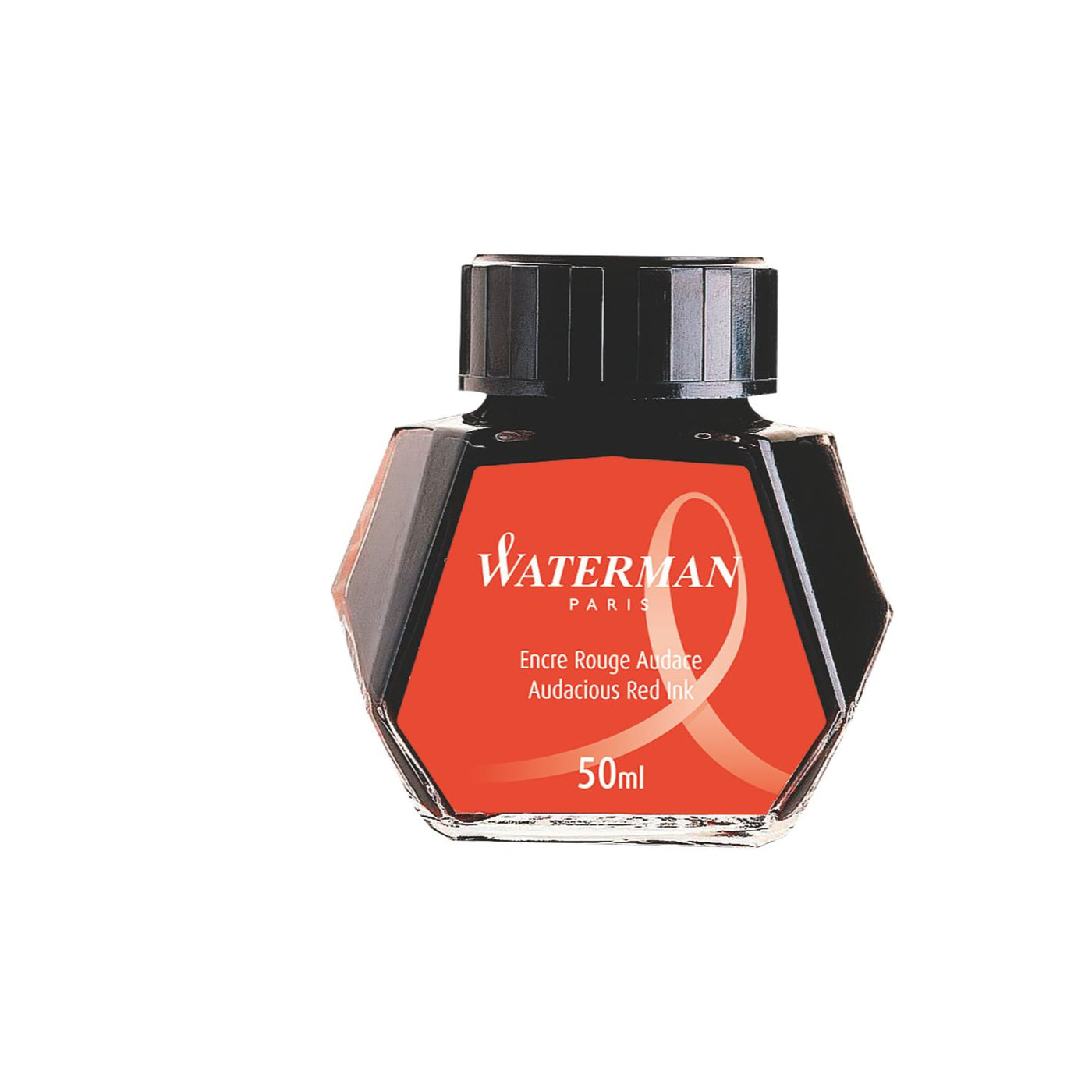 Waterman Audacious Red - 50ml Bottled Ink | Atlas Stationers.