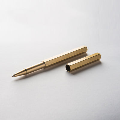 ystudio Classic Rollerball Pen - Brass | Atlas Stationers.