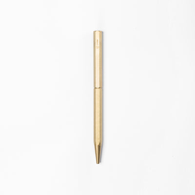 ystudio Classic Slim Ballpoint Pen - Brass | Atlas Stationers.