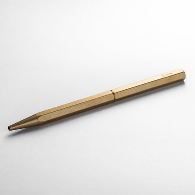 ystudio Classic Slim Ballpoint Pen - Brass | Atlas Stationers.