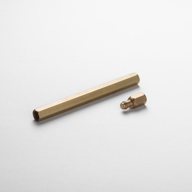 ystudio Classic Pencil Lead Box - Brass | Atlas Stationers.