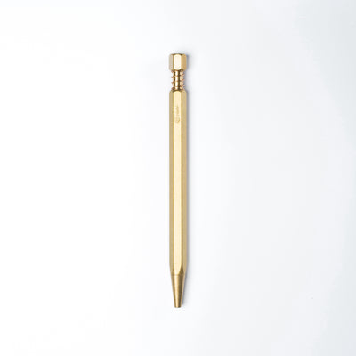 ystudio Classic Spring Ballpoint Pen - Brass | Atlas Stationers.