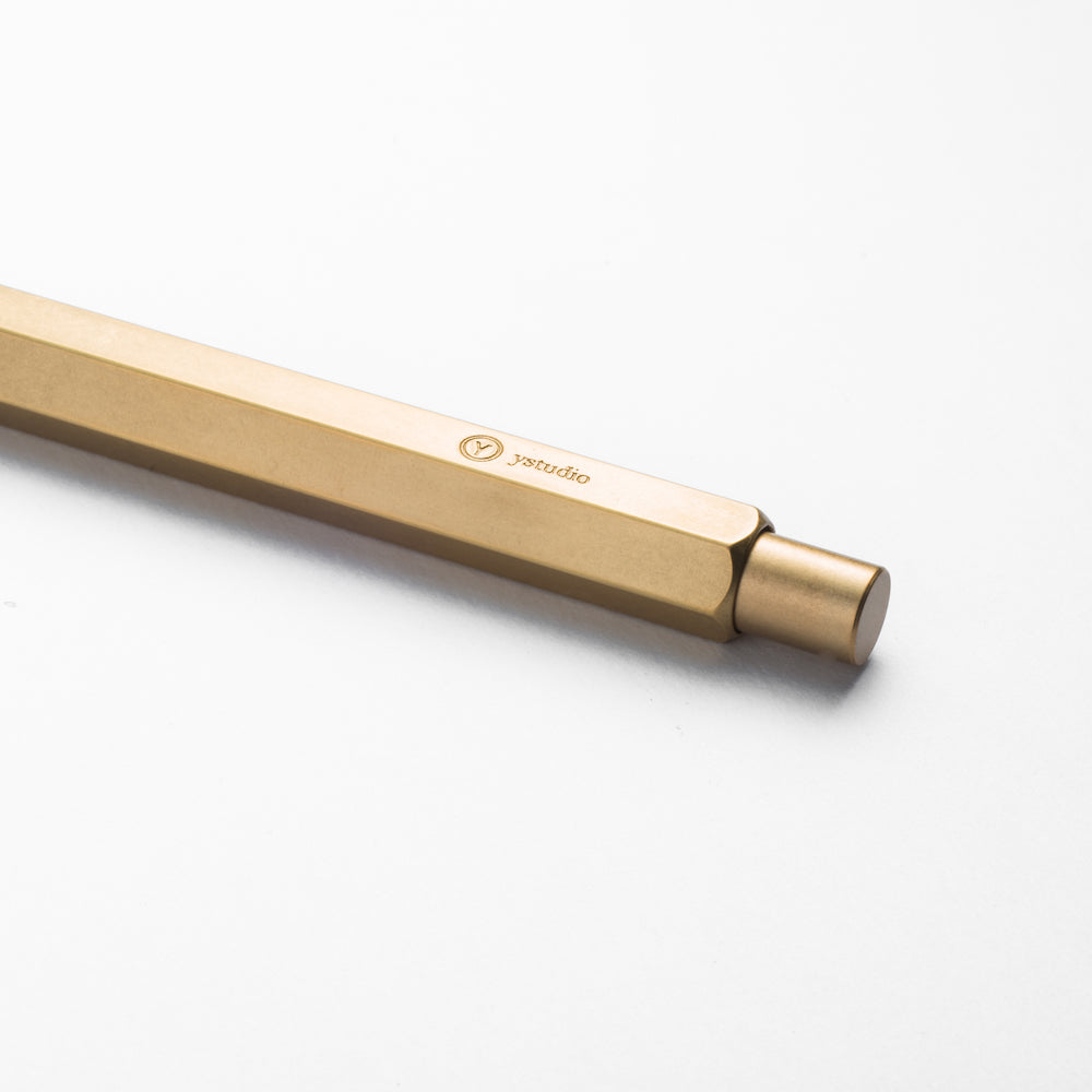 ystudio Classic Sketching Pencil - Brass | Atlas Stationers.