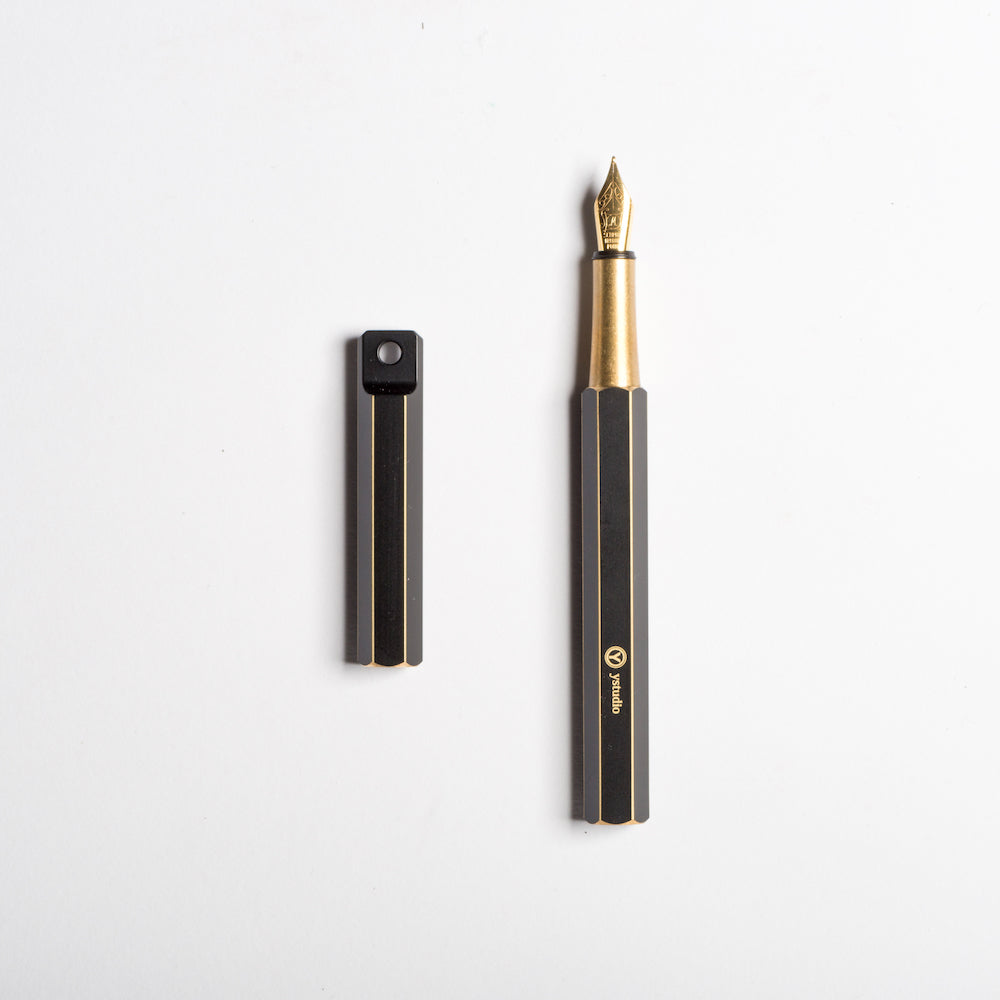 ystudio Portable Fountain Pen - Brassing | Atlas Stationers.