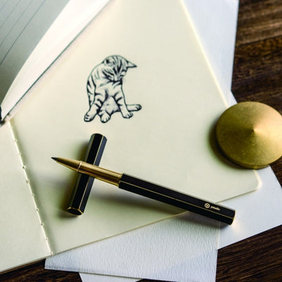 ystudio Rollerball Pen - Brassing | Atlas Stationers.