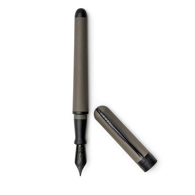 Pineider Avatar UR Fountain Pen - Matte Stone | Atlas Stationers.