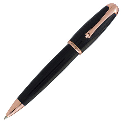 Monteverde Super Mega Ballpoint Pen - Carbon Fiber w/ Rosegold | Atlas Stationers.