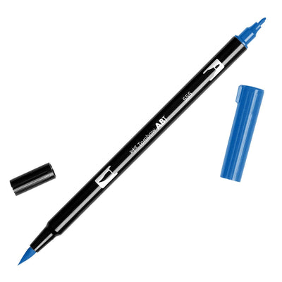 Tombow Dual Brush Marker - Ultramarine (555) | Atlas Stationers.