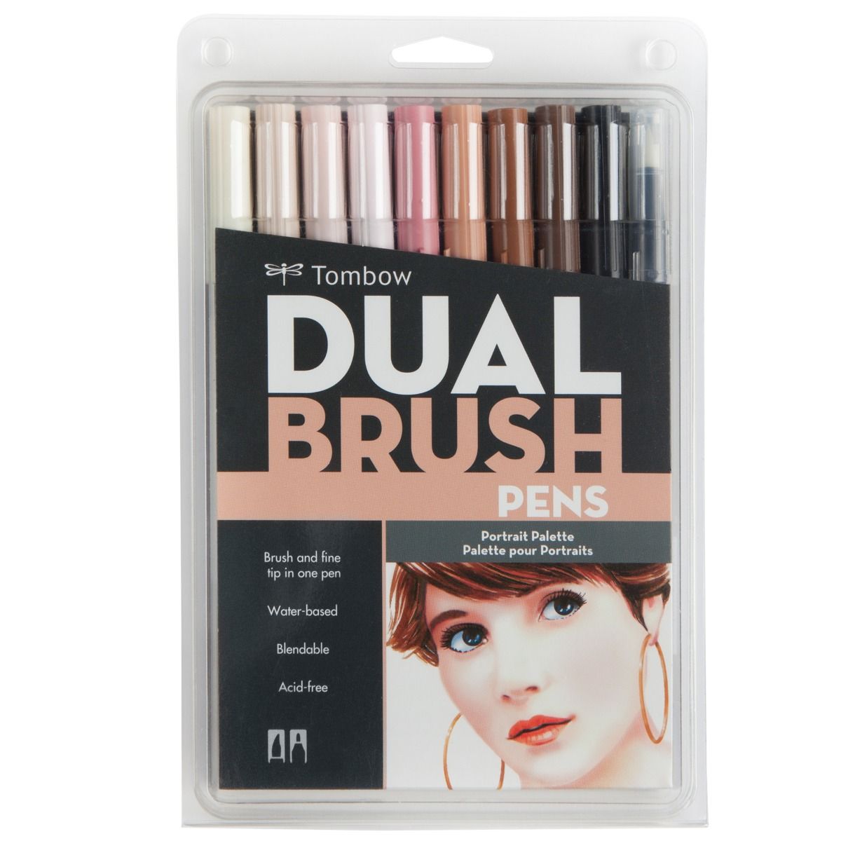 Tombow Dual Brush Marker - Portrait Palette | Atlas Stationers.