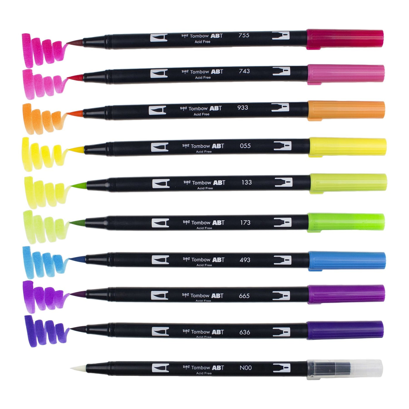 Tombow Dual Brush Marker - Bright Palette | Atlas Stationers.