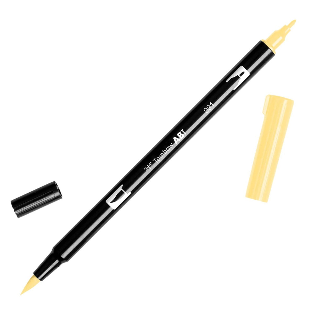 Tombow Dual Brush Marker - Light Ochre (991) | Atlas Stationers.