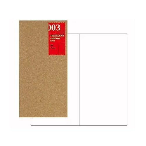 Traveler's Blank Notebook Refill - Regular Size | Atlas Stationers.