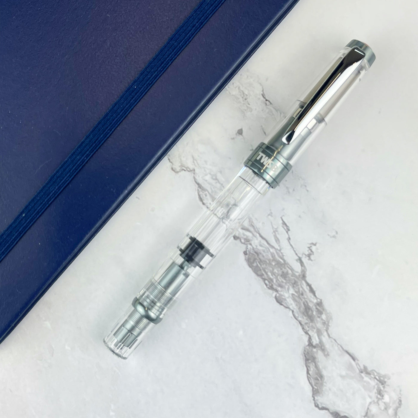 TWSBI Diamond 580ALR Fountain Pen - Nickel Gray