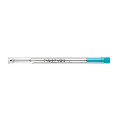 Caran d'Ache Goliath Ballpoint Refill - Turquoise | Atlas Stationers.