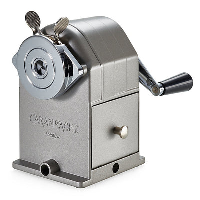 Caran d'Ache Pencil Sharpener - Silver | Atlas Stationers.