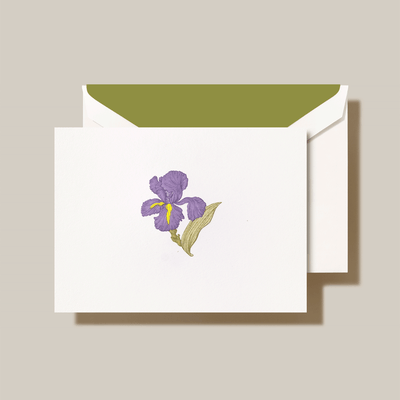 Crane Iris Note Stationery | Atlas Stationers.