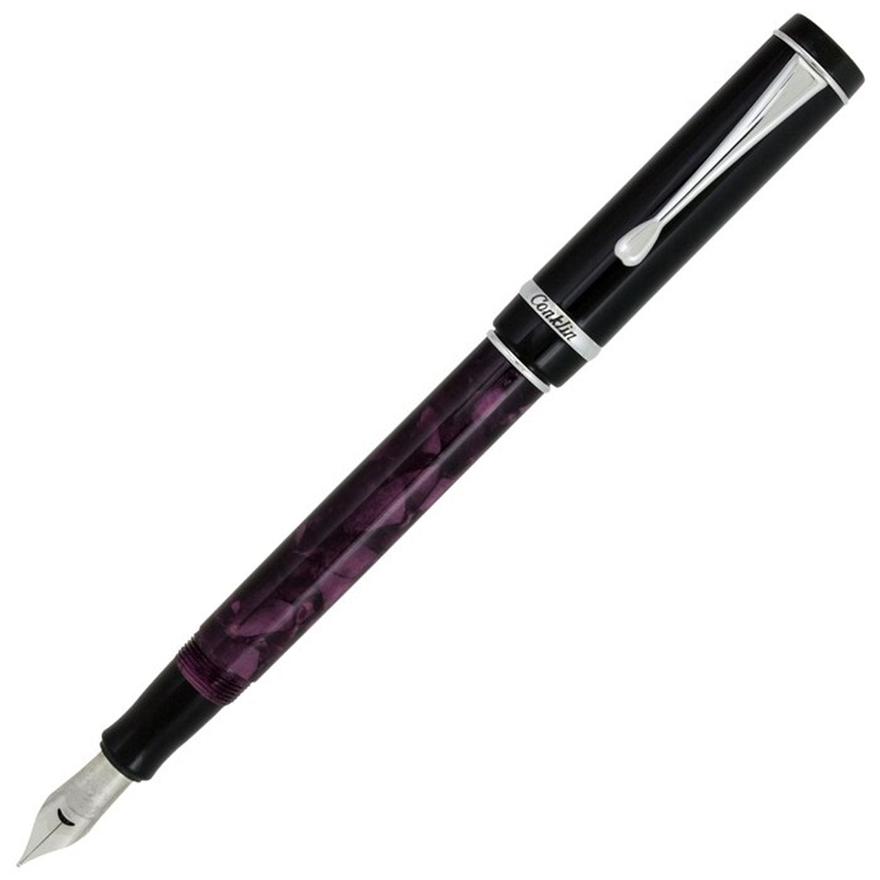 Conklin Duragraph Fountain Pen - Purple Nights | Atlas Stationers.