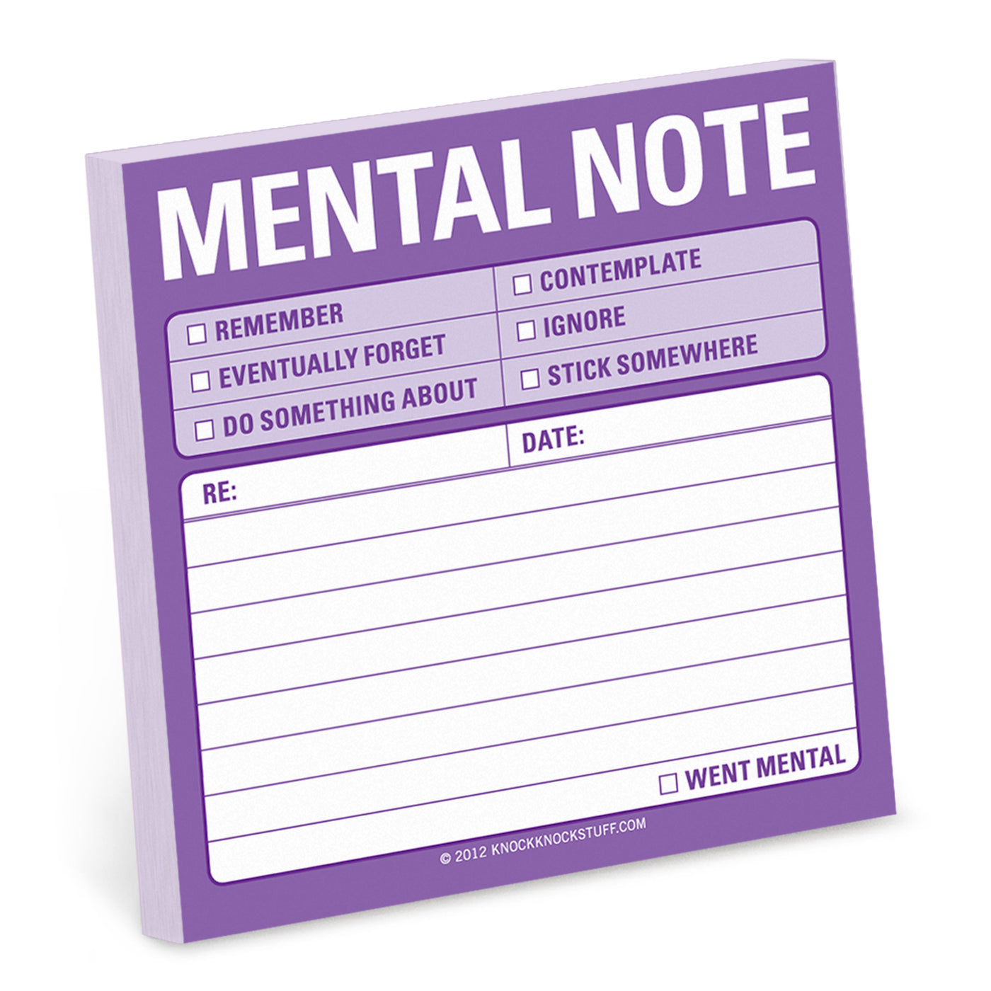 Mental Note Sticky Notes | Atlas Stationers.