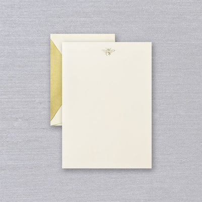 Engraved Bee Half Sheet Stationery | Atlas Stationers.