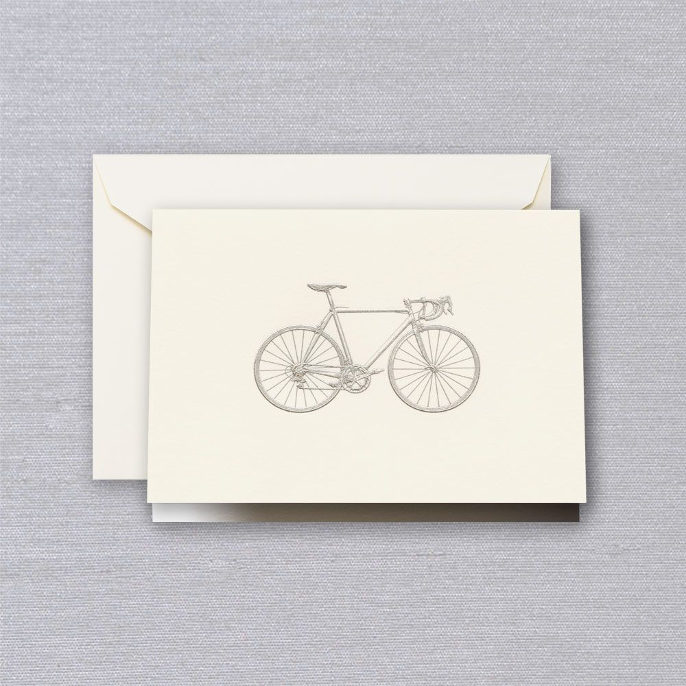 Engraved Racing Bike Note | Atlas Stationers.