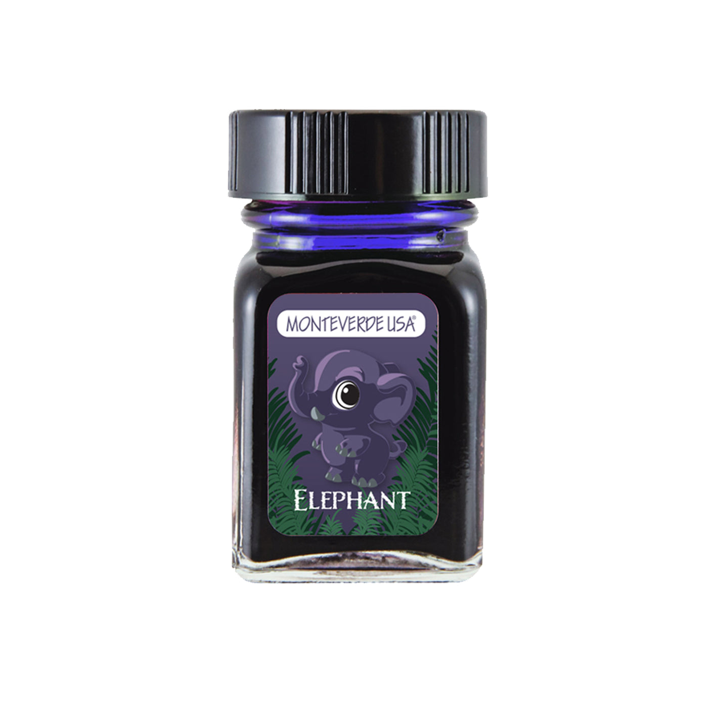 Monteverde Jungle Ink Collection - 30ml Bottled Ink - Elephant (Purple) | Atlas Stationers.